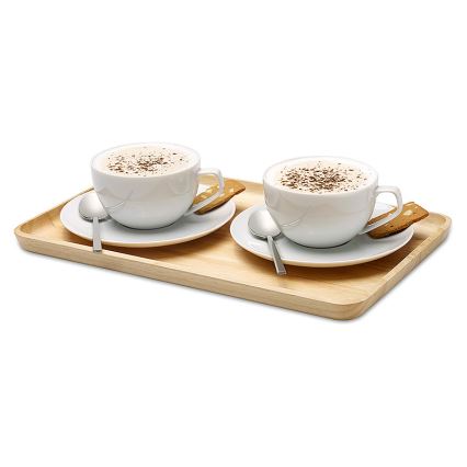 Continenta C3286 - Servírovací podnos 22x13 cm gumovník