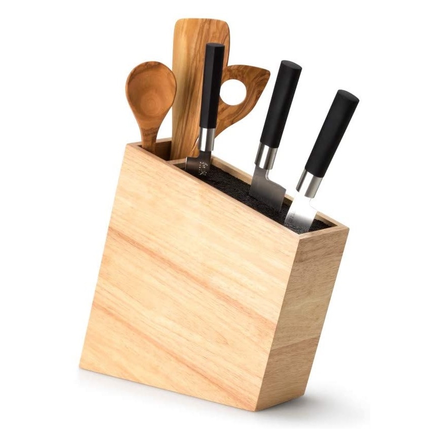 Continenta C3317 - Stojan na nože s flexi vložkou a přihrádkou 31x9x28 cm