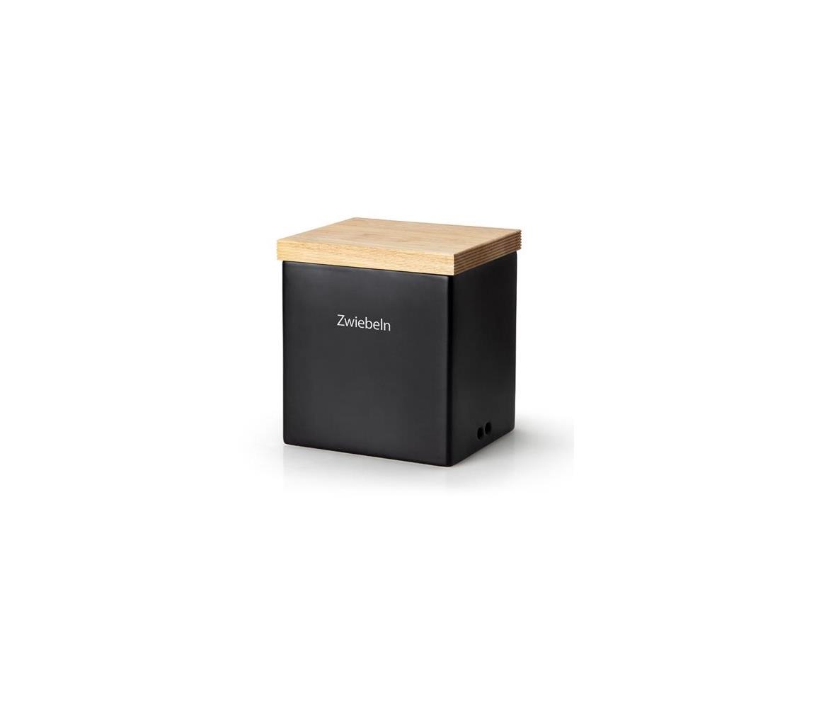Continenta Continenta C3722 - Keramická dóza na potraviny s víkem 18x15,5x20,5 cm gumovník GG273