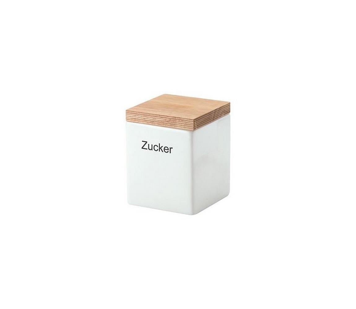 Continenta Continenta C3912 - Keramická dóza na potraviny s víkem 10x10x12,5cm gumovník GG223