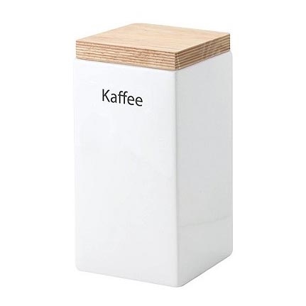 Continenta C3914 - Keramická dóza na potraviny s víkem 10x10x20,5 cm gumovník