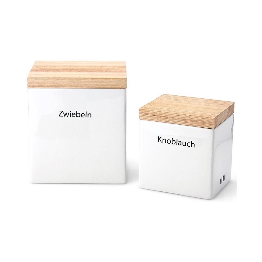 Continenta C3921 - Keramická dóza na potraviny s víkem 14x12x15,5 cm gumovník