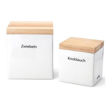 Continenta C3922 - Keramická dóza na potraviny s víkem 18x15,5x20,5 cm gumovník