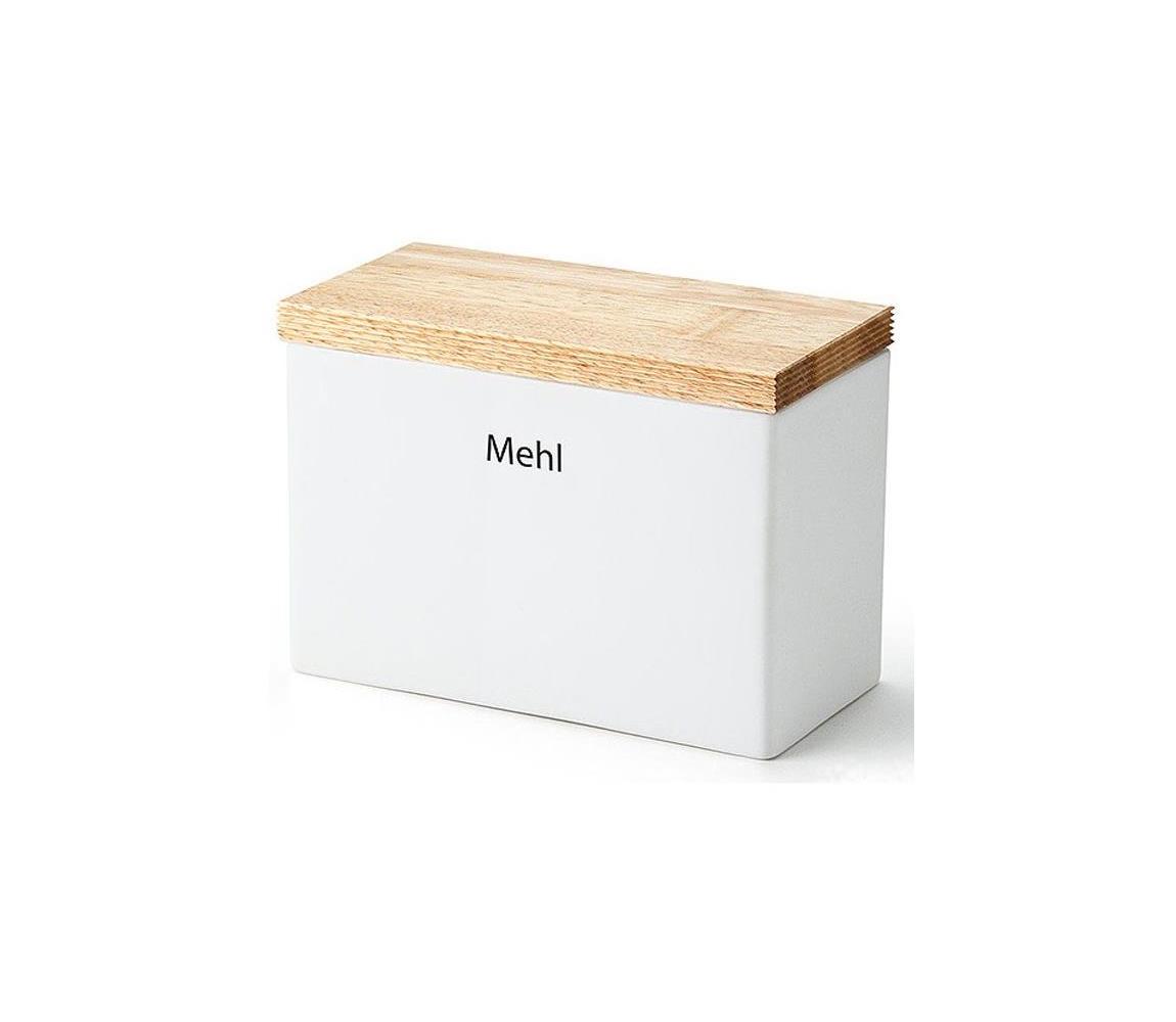 Continenta Continenta C3927 - Keramická dóza na potraviny s víkem 20x10x14,5 cm gumovník GG230