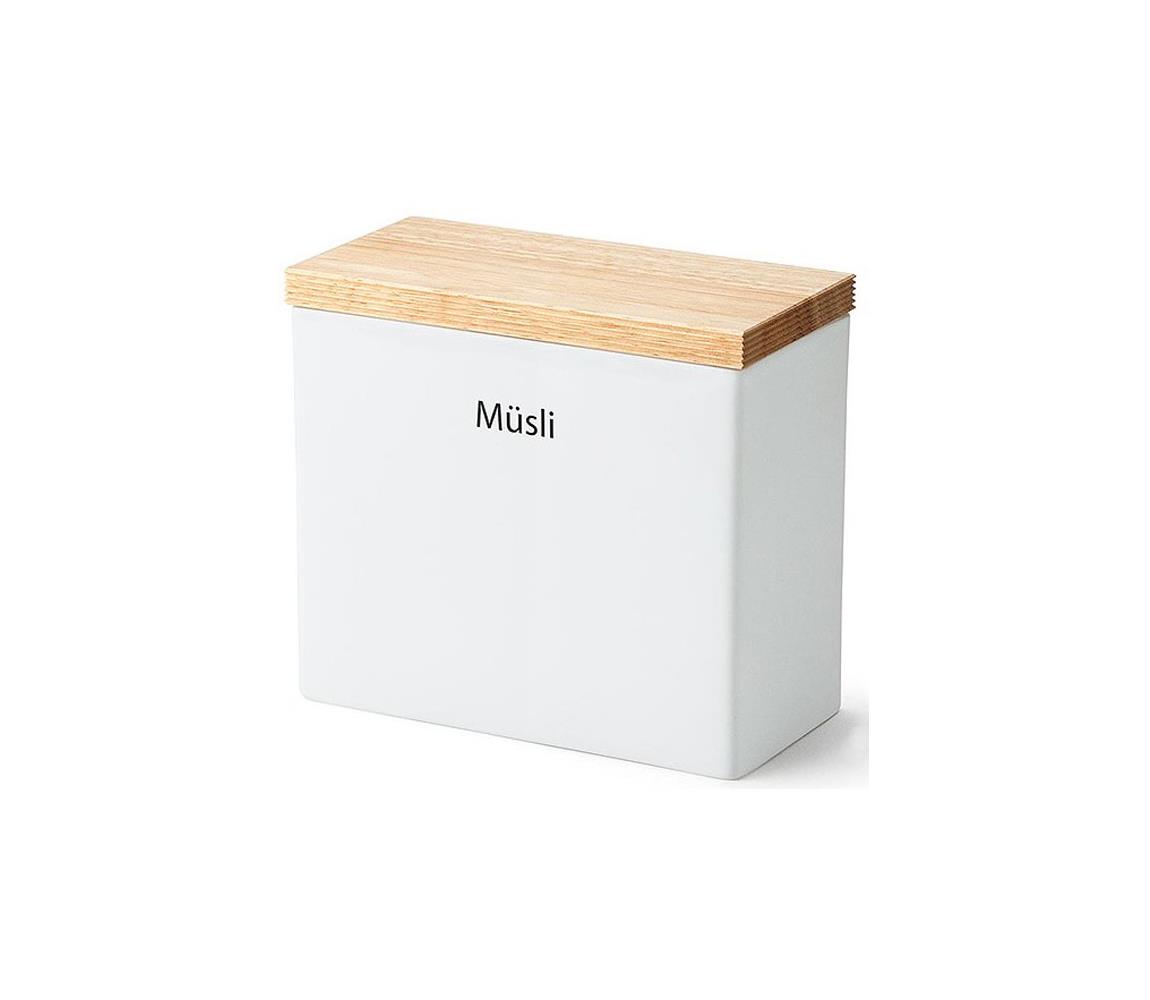 Continenta Continenta C3928 - Keramická dóza na potraviny s víkem 20x10x18,5 cm gumovník GG231