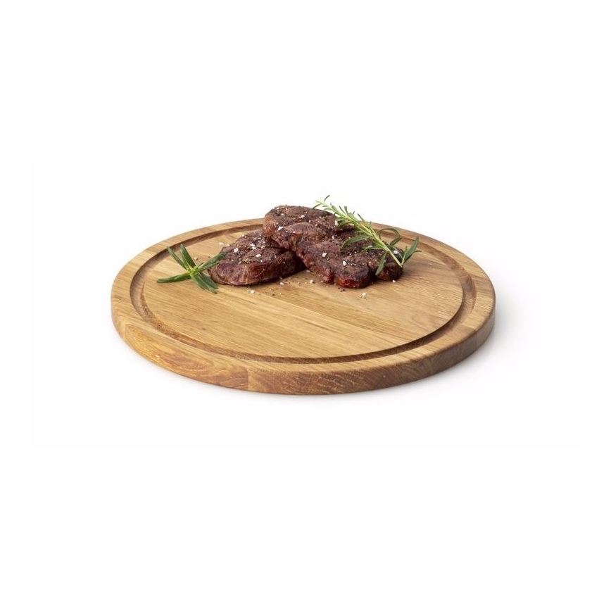 Continenta C4105 - Prkénko na servírování steaků pr. 28 cm dub
