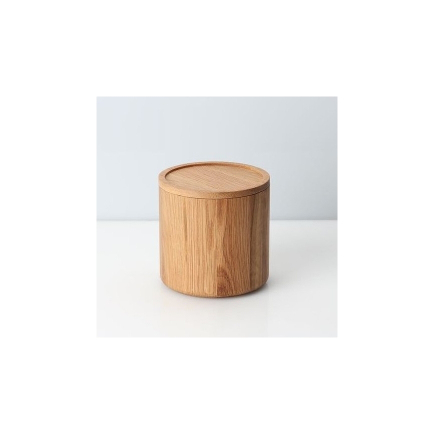 Continenta C4173 - Dřevěná dóza 13x13 cm dub