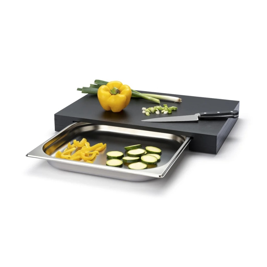 Continenta C5327 - SADA Kuchyňské prkénko 48x32,5 cm + 1x mísa duracore