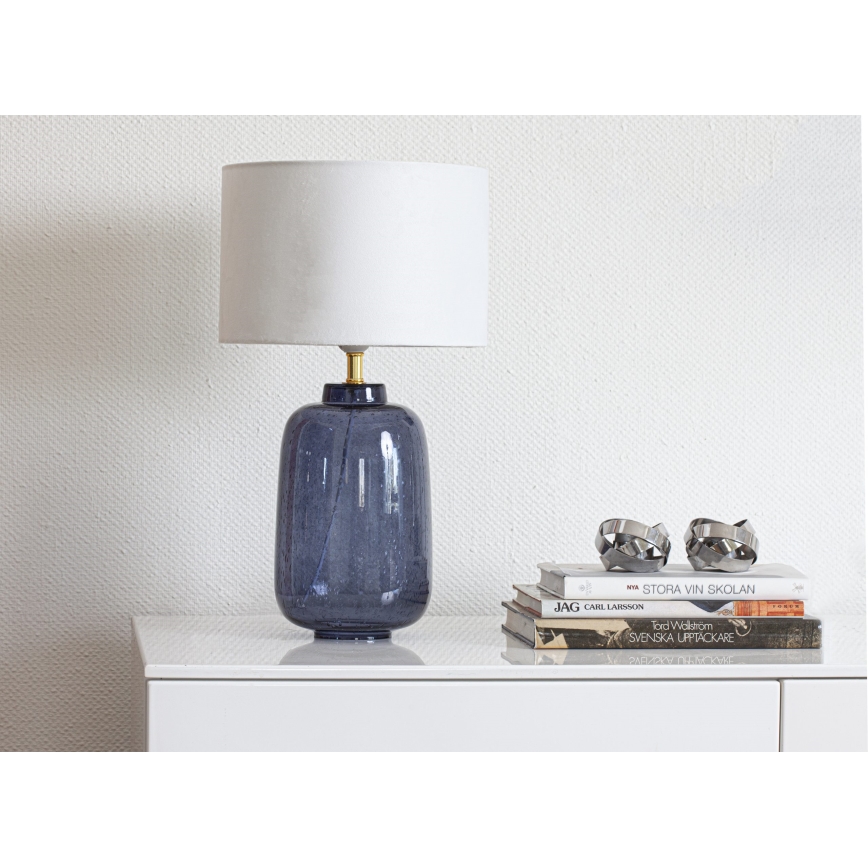 Cottex - Stolní lampa BLAKE 1xE27/8W/230V modrá