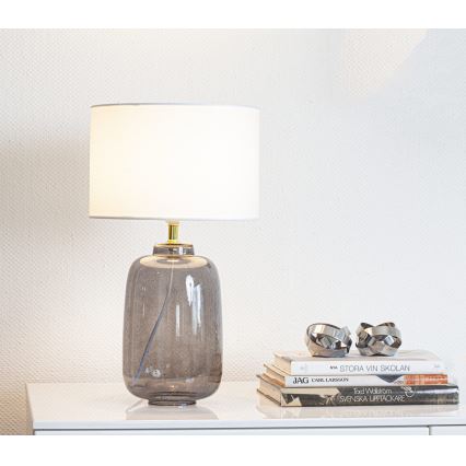 Cottex - Stolní lampa BLAKE 1xE27/8W/230V šedá