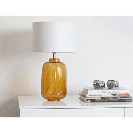 Cottex - Stolní lampa BLAKE 1xE27/8W/230V hnědá