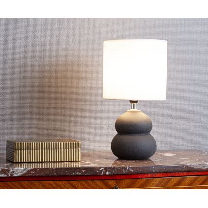 Cottex - Stolní lampa LUCIE 1xE14/8W/230V šedá