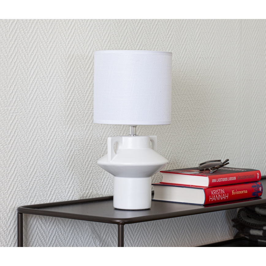 Cottex - Stolní lampa MATEO 1xE14/8W/230V bílá