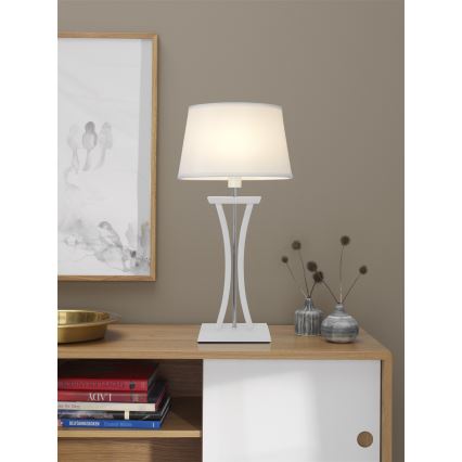 Cottex - Stolní lampa NEW CHELSEA 1xE14/40W/230V bílá