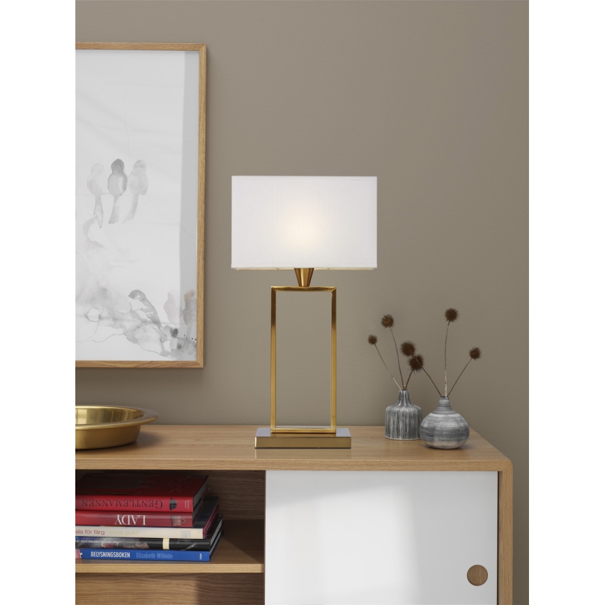 Cottex - Stolní lampa KENSINGTON 1xE14/40W/230V zlatá