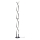 Cottex - LED Stojací lampa VINDLA LED/22W/230V černá