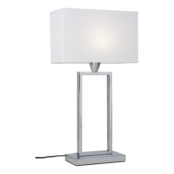 Cottex - Stolní lampa KENSINGTON 1xE14/40W/230V stříbrná