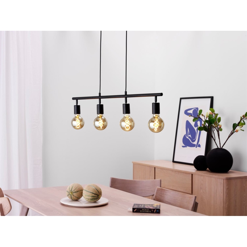 Cottex - Lustr na lanku ARC 4xE27/60W/230V