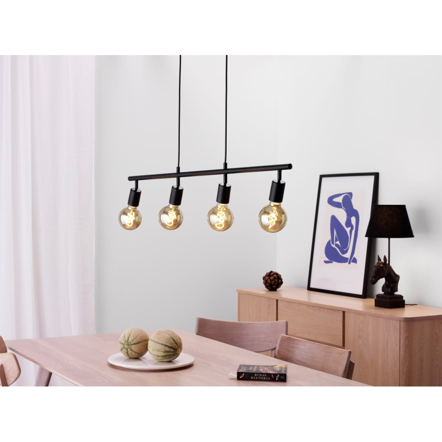 Cottex - Lustr na lanku ARC 4xE27/60W/230V