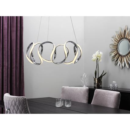 Cottex - LED Lustr na lanku WAVE LED/40W/230V