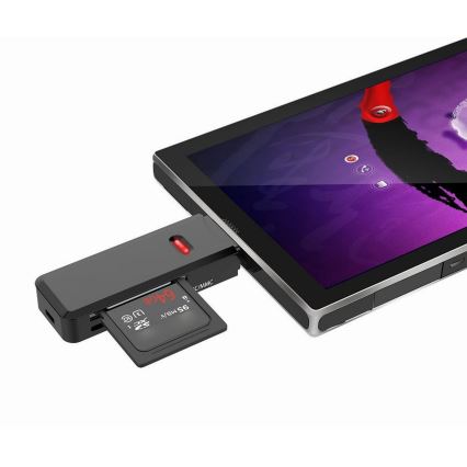 Čtečka karet MicroSD SDXC MMC s konektorem USB-C