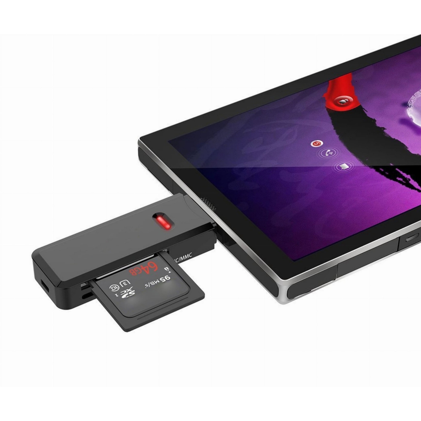 Čtečka karet MicroSD SDXC MMC s konektorem USB-C