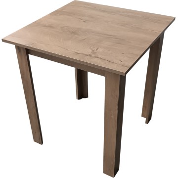 Čtvercový jídelní stůl LEVI dub sonoma