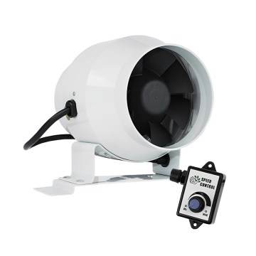 Dalap 24MF100 - Potrubní ventilátor s úsporným motorem a regulátorem otáček MF 100 EC 18W/230V