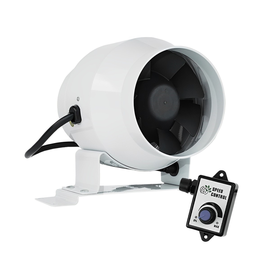 Dalap 24MF100 - Potrubní ventilátor s úsporným motorem a regulátorem otáček MF 100 EC 18W/230V