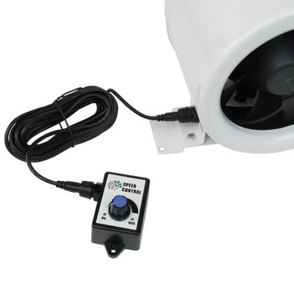 Dalap 24MF125 - Potrubní ventilátor s úsporným motorem a regulátorem otáček MF 125 EC 20W/230V
