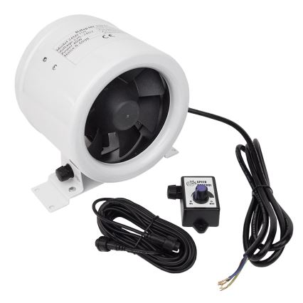 Dalap 24MF150 - Potrubní ventilátor s úsporným motorem a regulátorem otáček MF 150 EC 40W/230V