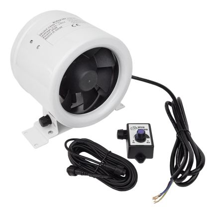 Dalap 24MF200 - Potrubní ventilátor s úsporným motorem a regulátorem otáček MF 200 EC 75W/230V
