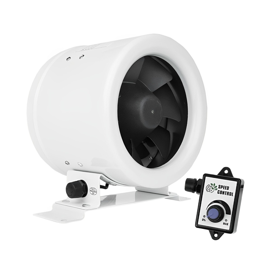 Dalap 24MF200 - Potrubní ventilátor s úsporným motorem a regulátorem otáček MF 200 EC 75W/230V