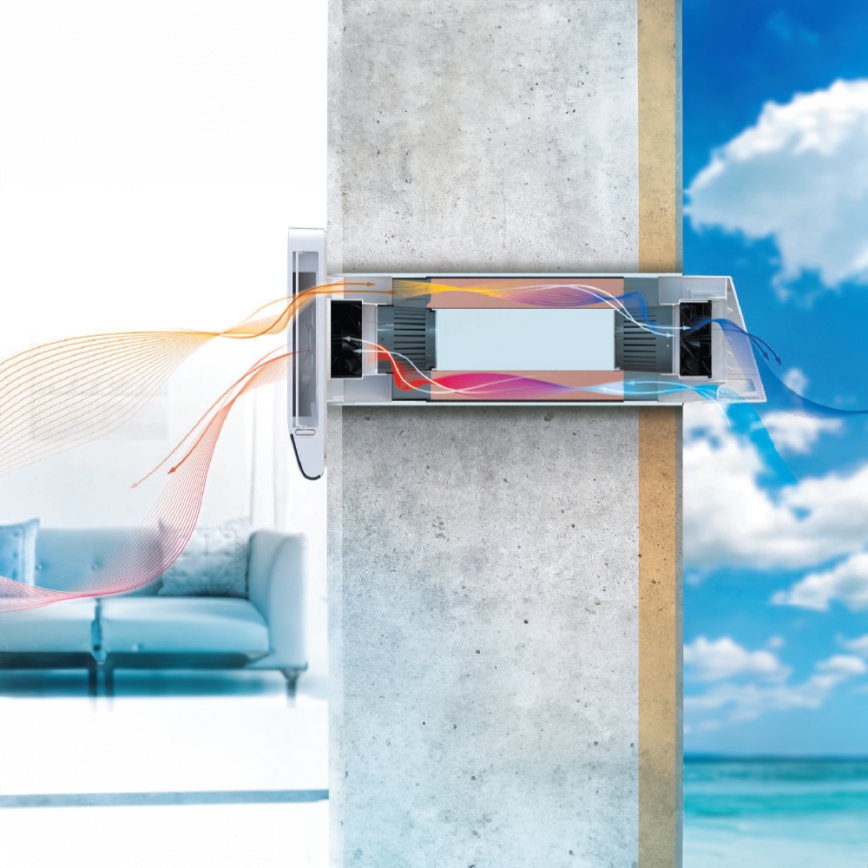 Dalap 25BP160 - Pokojová rekuperace BRISE 160 PROFI 22W/230V Wi-Fi + dálkové ovládání
