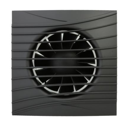 Dalap 41095ZW - Axiální ventilátor s časovačem a čidlem vlhkosti 100 DARK ZW 8,4W/230V