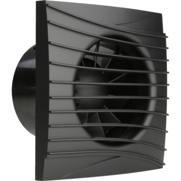 Dalap 41095ZW - Axiální ventilátor s časovačem a čidlem vlhkosti 100 DARK ZW 8,4W/230V