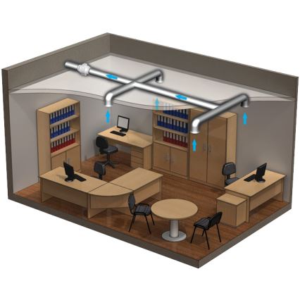 Dalap 8199 - Axiální ventilátor AP PROFI 100 25W/230V