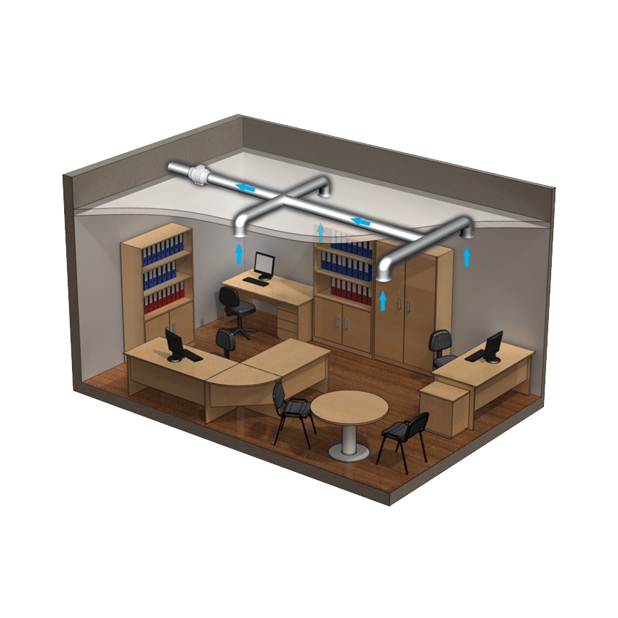 Dalap 8207 - Axiální ventilátor AP PROFI 125 29W/230V