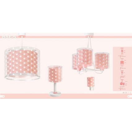 Dalber 41002S - Dětský lustr DOTS 1xE27/60W/230V