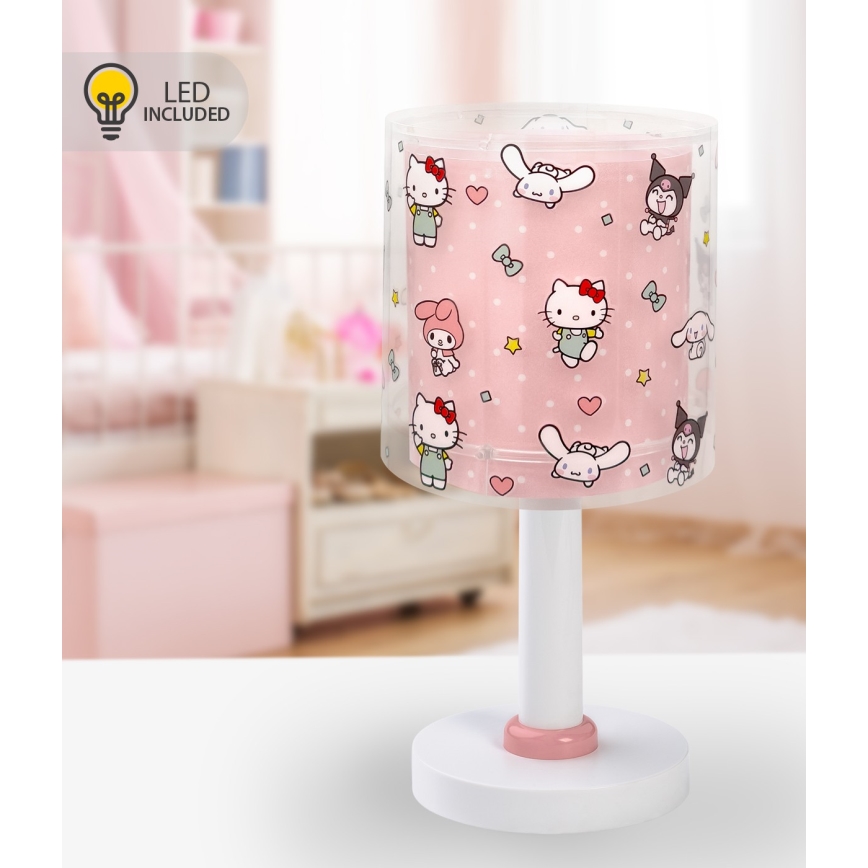 Dalber 41251 - LED Dětská lampička HELLO KITTY&FRIENDS 1xG4/4W/230V růžová