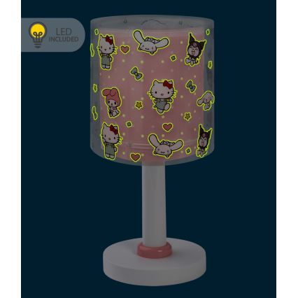 Dalber 41251 - LED Dětská lampička HELLO KITTY&FRIENDS 1xG4/4W/230V růžová