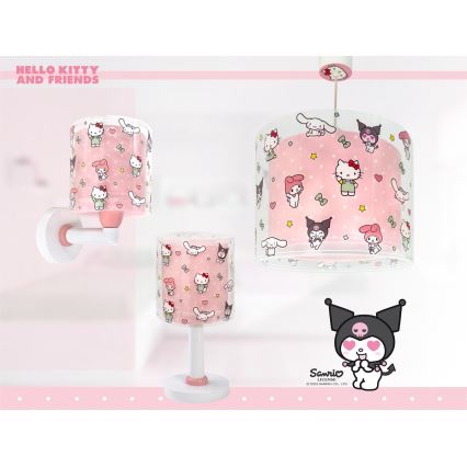 Dalber 41251 - LED Dětská lampička HELLO KITTY&FRIENDS 1xG4/4W/230V růžová