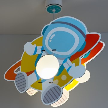 Dalber 41347 - Dětský lustr ASTRONAUT 1xE27/15W/230V