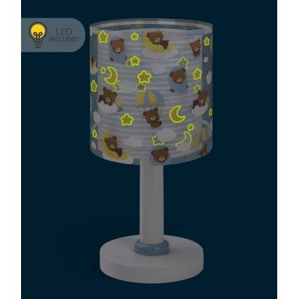 Dalber 41571T - LED Dětská lampička BABY TEDDY 1xG4/4W/230V modrá