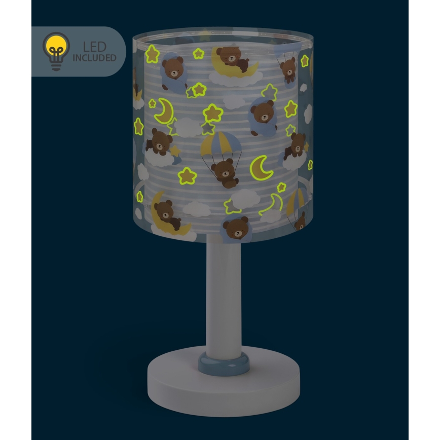 Dalber 41571T - LED Dětská lampička BABY TEDDY 1xG4/4W/230V modrá