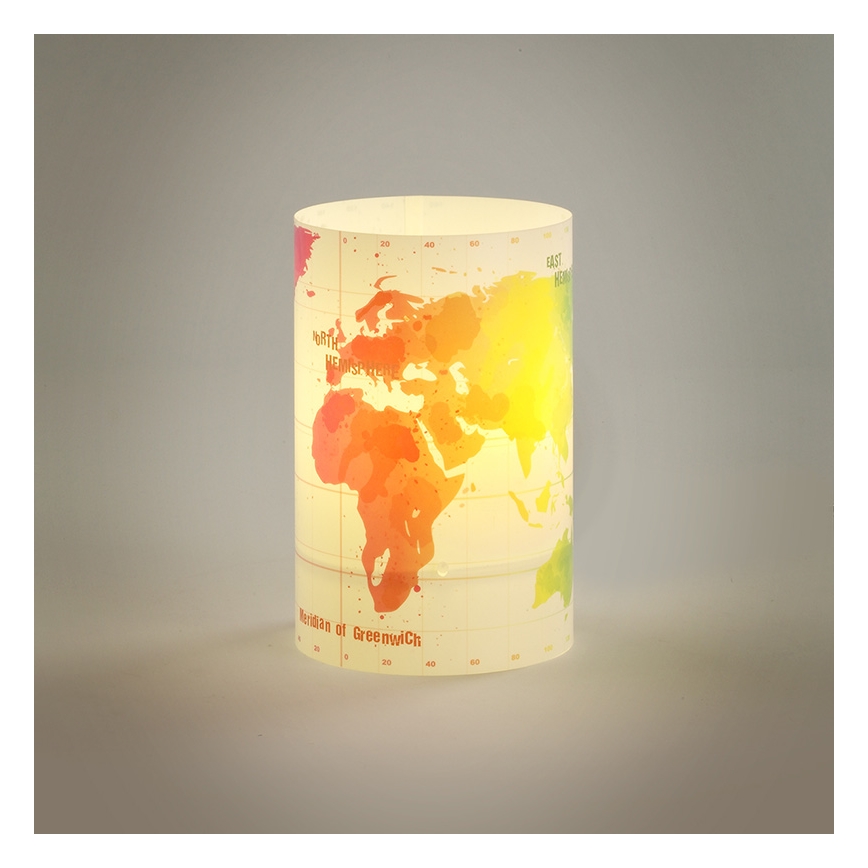 Dalber 42721 - Stolní lampa MAP 1xE14/40W/230V