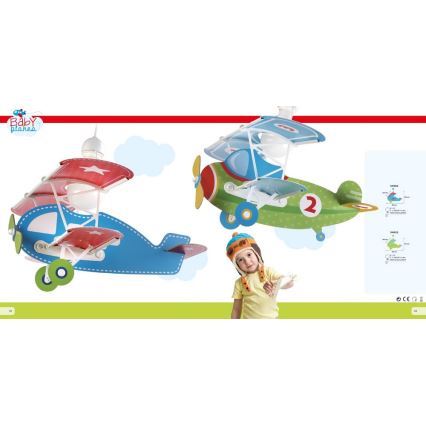 Dalber 54002 - Dětský lustr BABY PLANES 1xE27/60W/230V