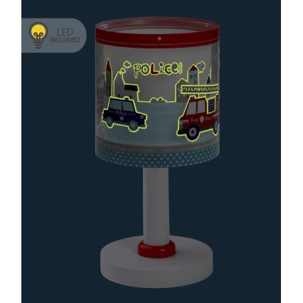 Dalber 60611N - LED Dětská lampička POLICE 1xG4/4W/230V pestrobarevná