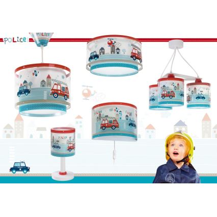 Dalber 60611N - LED Dětská lampička POLICE 1xG4/4W/230V pestrobarevná