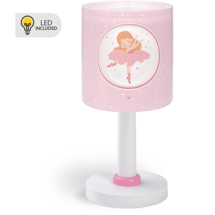 Dalber 60911 - LED Dětská lampička PRINCESS DANCE 1xG4/4W/230V růžová